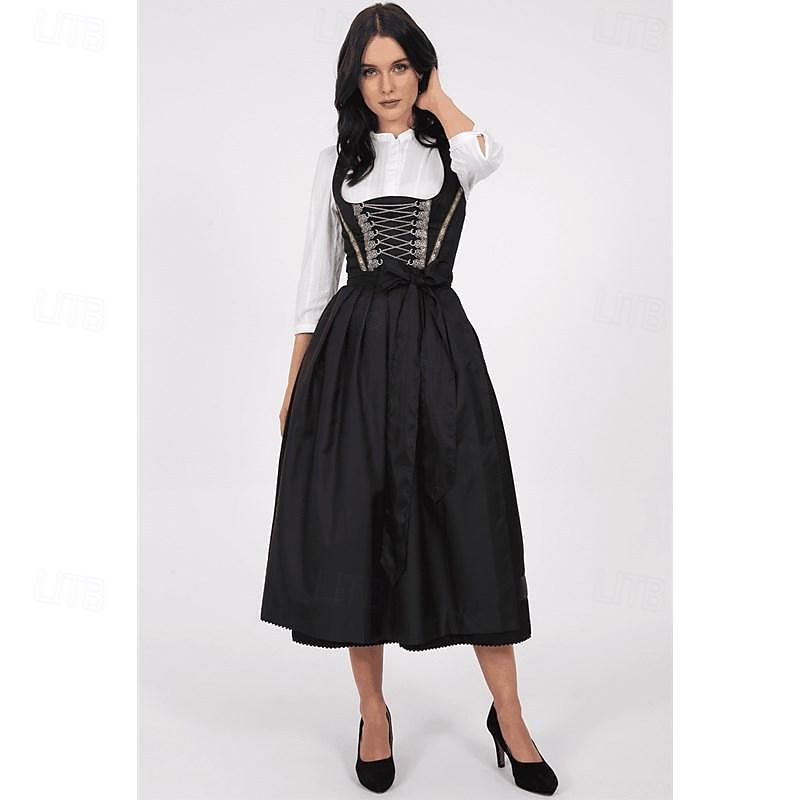 Oktoberfest Kjoler Dirndl bayerske Hushjelp Tysk München Enger Dame Tradisjonell stil klut 2026 - $65.99 –P4