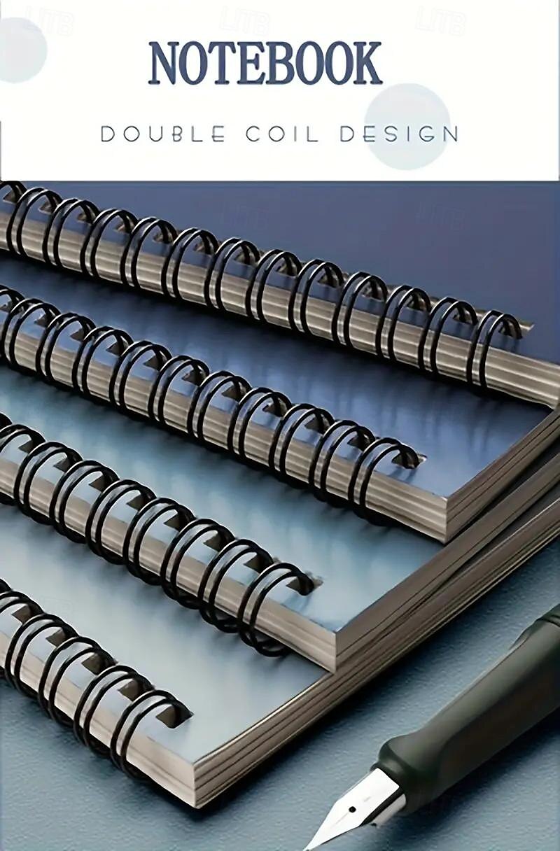 4 Notebooks With Thickened A5 Coil Simple Notepad High Appearance Horizontal Loose-leaf Book Exercise Book 2025 - $12.99 –P7