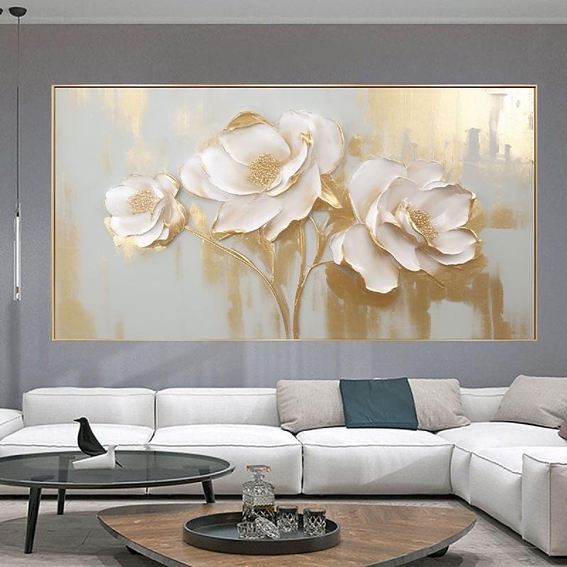 pictură în ulei forală pictură manuală abstractă artă cu flori 3d pictură în ulei pe pânză pictură în ulei peisaj natural realizat manual decorarea casei pictură în ulei cu flori de trandafir artă 2026 - $69.99 –P12