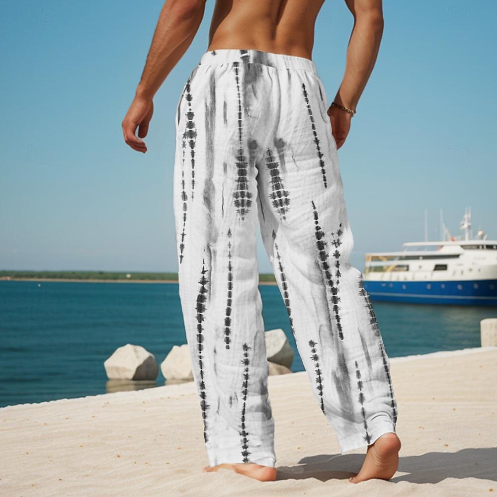 Per uomo Pop art Pantaloni casual Vita normale Vacanze Gamba dritta Estate Primavera Stampa 3D Bianco del 2025 a $27.99 –P2
