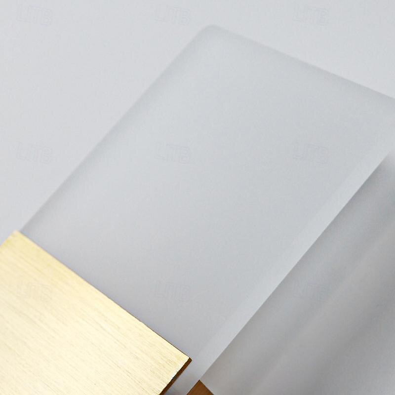 led vegglampe 2-farget lyskilde 10cm 5w akryl moderne minimalistisk ip54 innendørs dekorative hjem interiørbelysningsarmaturer for stue soverom korridor gang 85-265v 2025 - $33.99 –P8