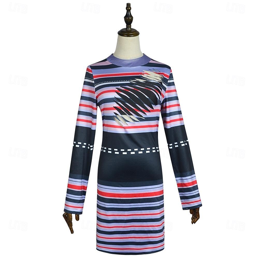 Beetlejuice 2 horor Astrid Šaty Dospělé Dámské Cosplay kostým Na den Karneval Jednoduchý karnevalový kostým 2025 - $50.99 –P3