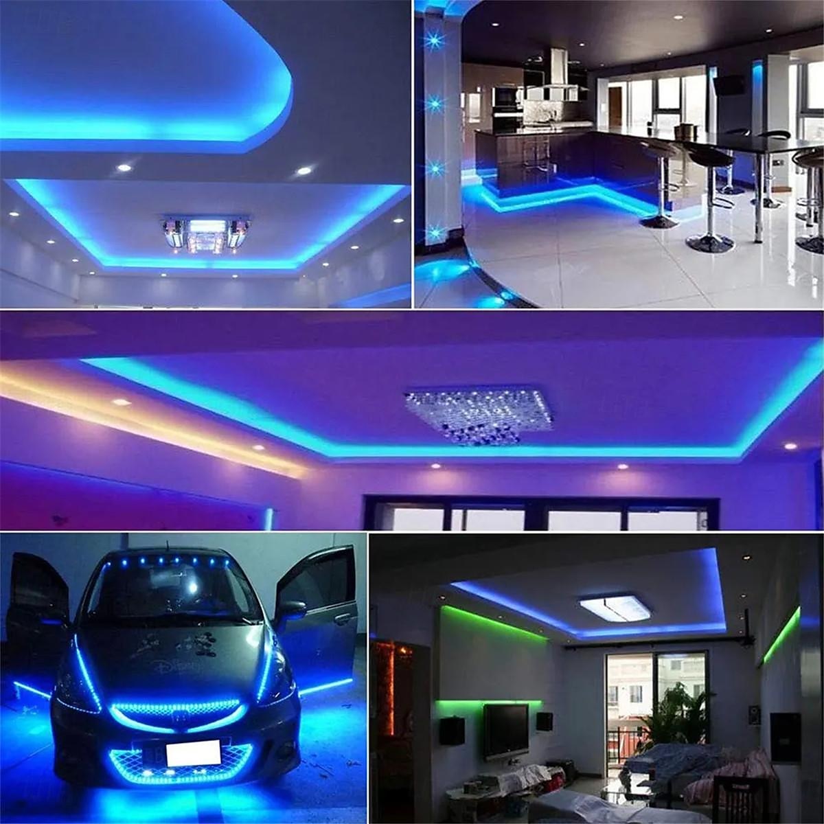 شريط إضاءة LED cob، شريط إضاءة LED خطي 5 متر، سطوع عالي مرن 12 فولت مصباح LED cob ra90 لغرفة النوم 2025 - $64.99 –P2