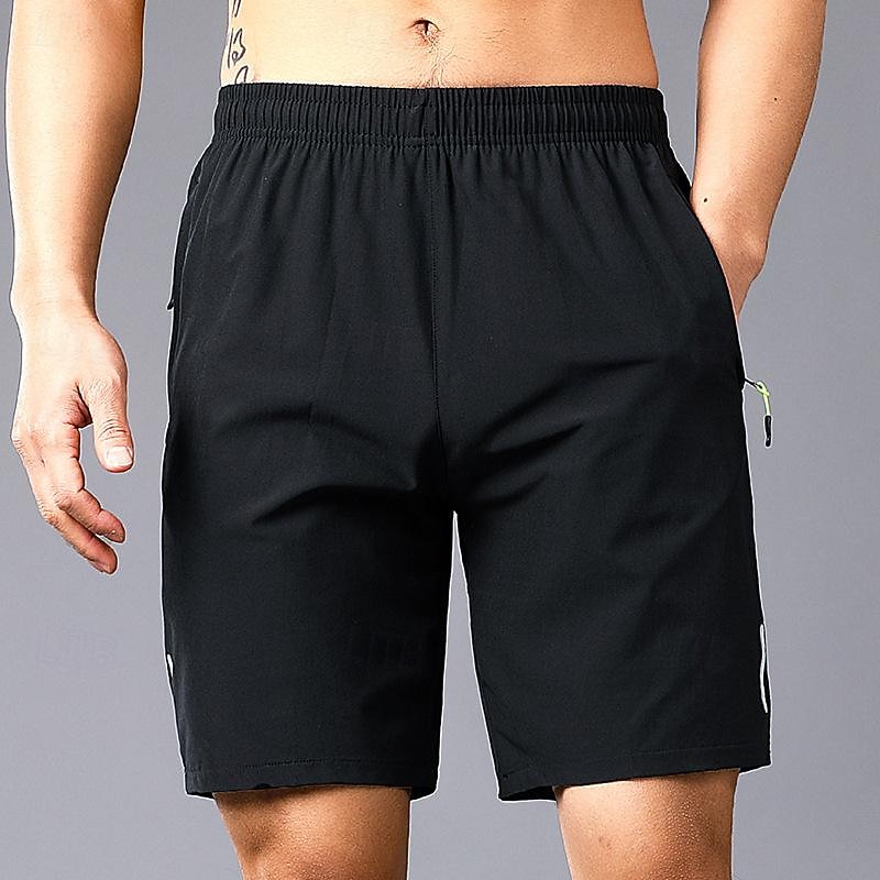 Men's Athletic Shorts Active Shorts Shorts Running Shorts Casual Shorts Pocket Drawstring Elastic Waist Plain Comfort Short Sports Outdoor Daily Going out Fashion Casual Black Blue Micro-elastic 2026 - $10.99 –P2