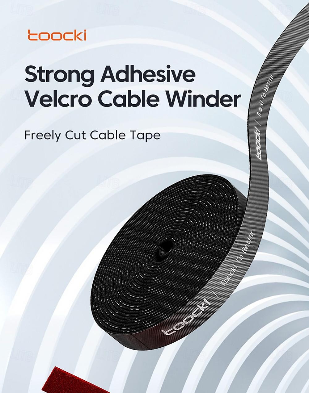 Velcro Tape Nylon Self-adhesive Binding Tape Data Cable Power Cable Organizer Tape 2025 - $11.99 –P1