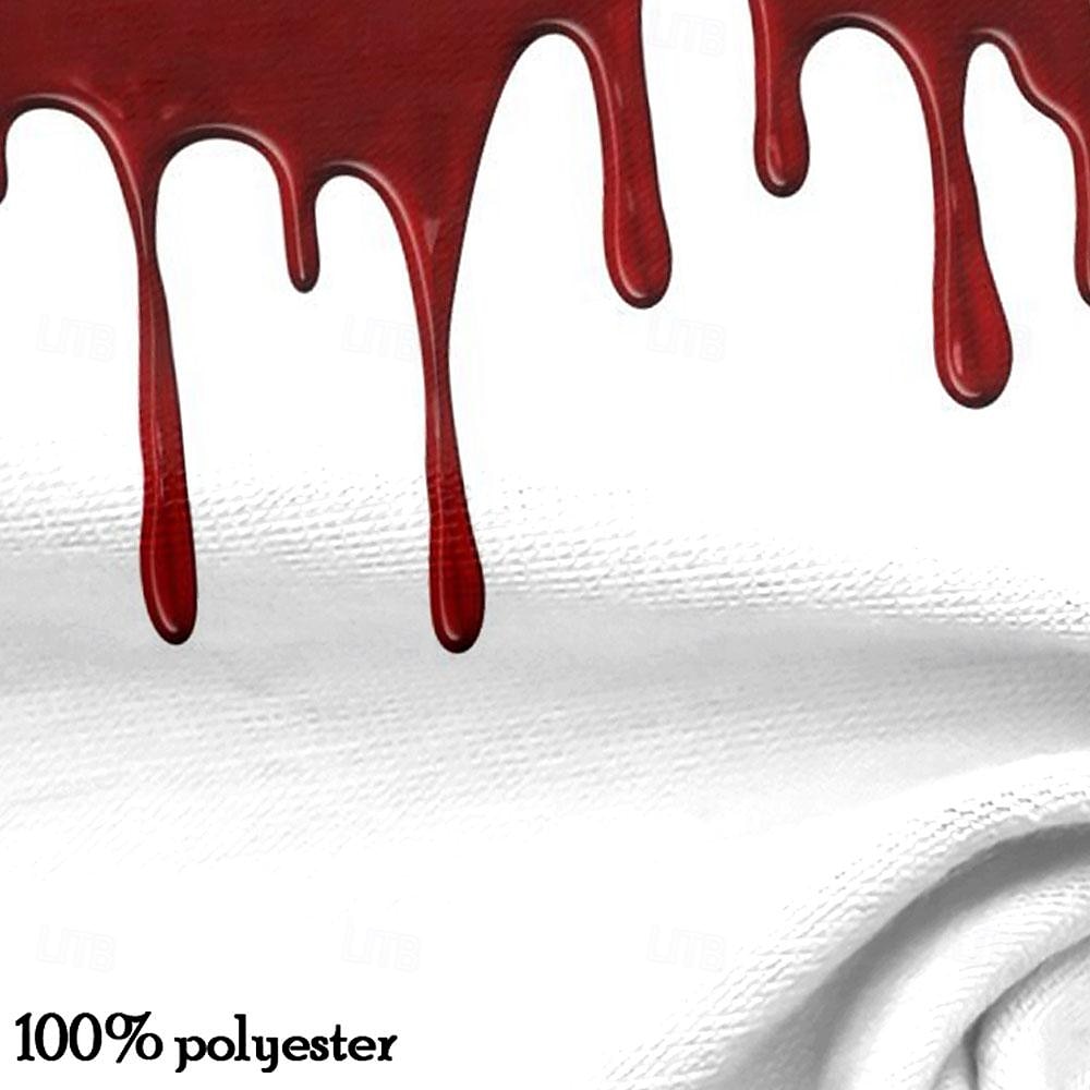 בגדי ריקוד גברים התזת דם כתמי דם חולצה קצרה שרוולים קצרים חולצה קצרה הדפסת תלת מימד צווארון עגול קצר חולצה מעצב סטימפונק קרנבל מפלגה רחוב שחור אודם קיץ אביב ביגוד S M L XL XXL XXXL 2025 - €18.88 –P3