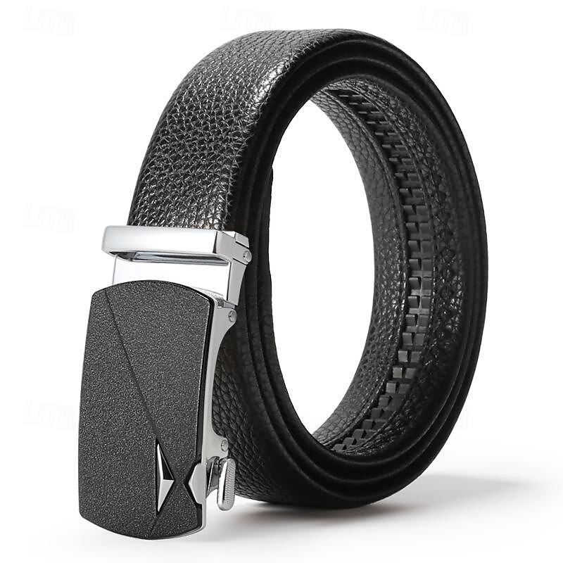 Per uomo Cintura Per il girovita Argento Nero Lega Duraturo Regolabile Liscio Esterno Giornaliero del 2025 a $9.99 -P2
