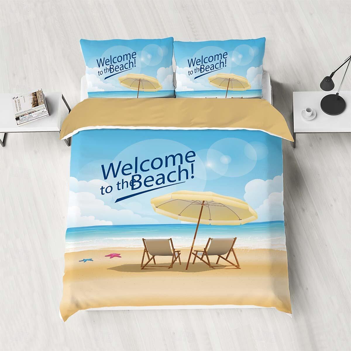 conjunto de 3 peças de capa de edredom de penas para quarto de hotel e quarto de hóspedes conjunto confortável de cama 1 capa de edredom 2 fronhas king confortável e macio conjunto de cama de pelúcia de 2025 por $30.99 –P5