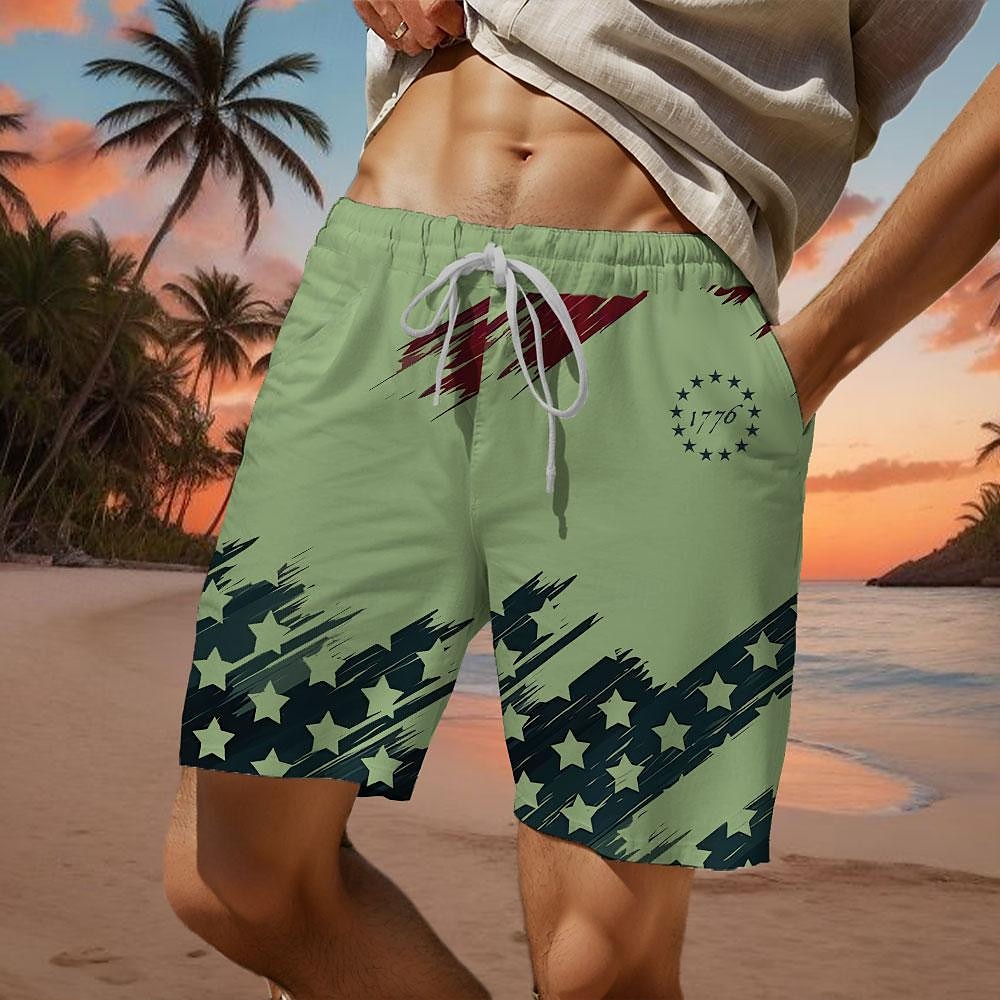 Homme Drapeau Drapeau Américain Drapeau national Shorts de bain Shorts de Surf Caleçons de Bain Taille Moyenne Mode Streetwear Designer Occasionnel Quotidien Fête Avec Poches Cordon de serrage Taille de 2025 ? $17.99 –P5