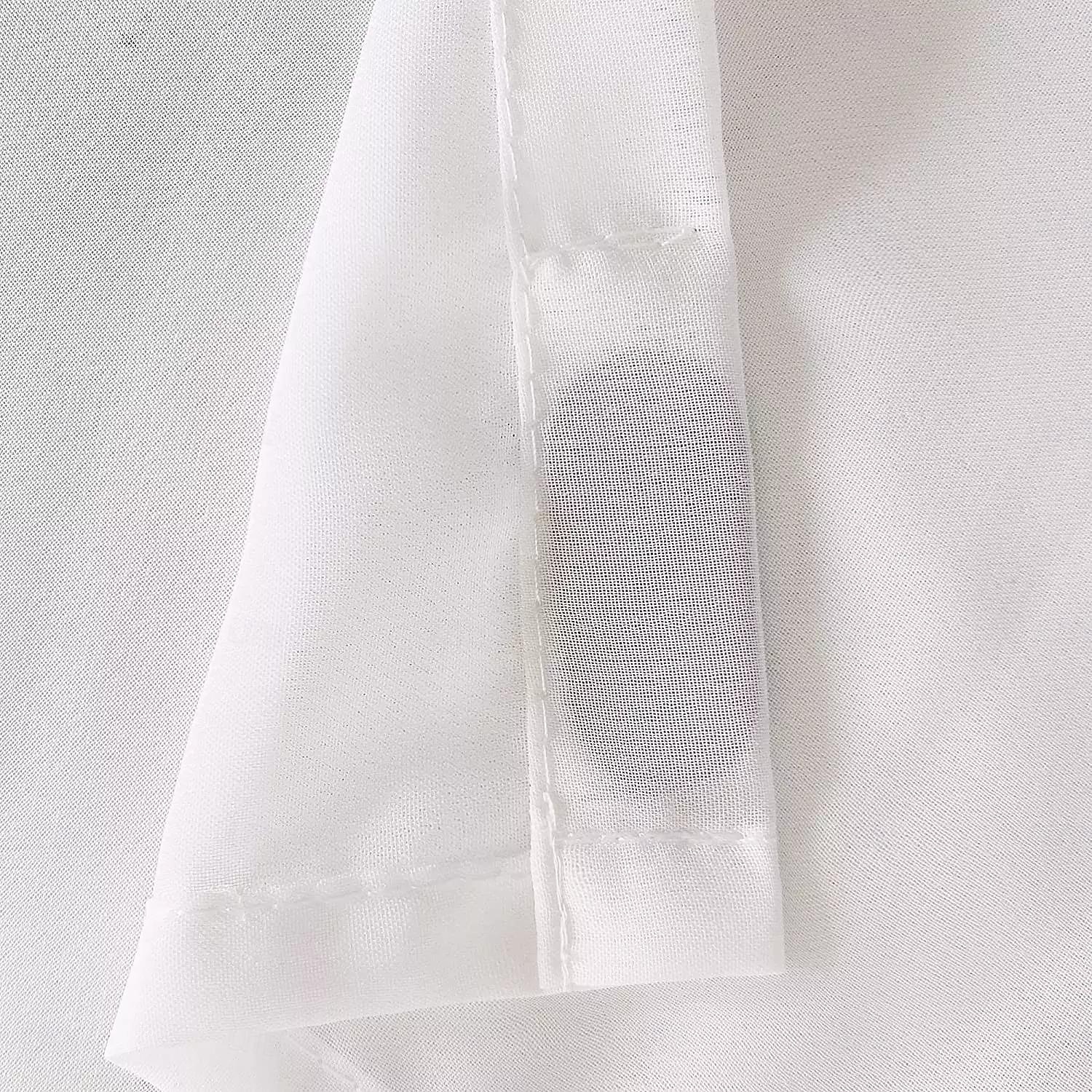 ستائر شفافة من أوراق الأوكالبتوس الخضراء، ستائر جيب قضيب لغرفة المعيشة وغرفة النوم، ستارة مزرعة شيفون للمطبخ، شرفة الباب، معالجة النوافذ، تعتيم الغرفة 2026 - $48.99 –P3