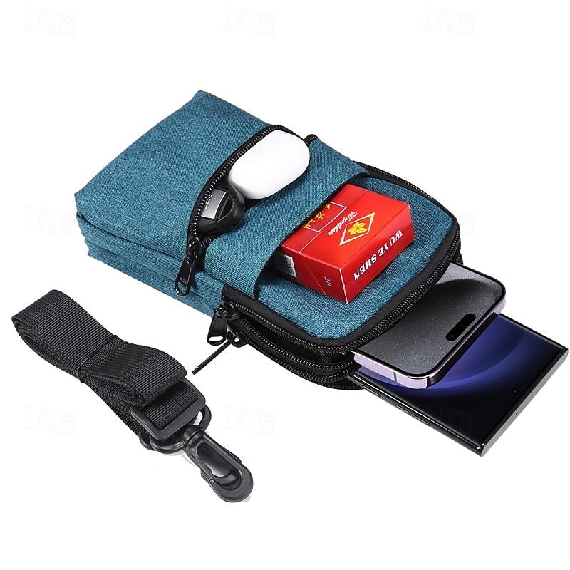 Capa de telefone jeans universal de 7,2 polegadas bolsa de cintura com zíper bolsa de cintura pendurada diagonal bolsa cruzada de 2026 por $18.99 –P5
