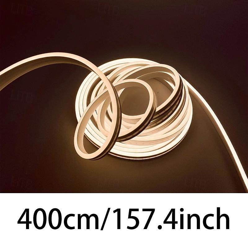 1pc 1-5M/3.28FT-16.4FT, LED, Warm White Neon, Touch Control Switch, 5V Safe Voltage, USB Powered, Cutting Flexible Neon Strip Light, Ambience Creation, For Indoor/Outdoor Decorations, Pathway Lights, 2025 - $11.49 –P14