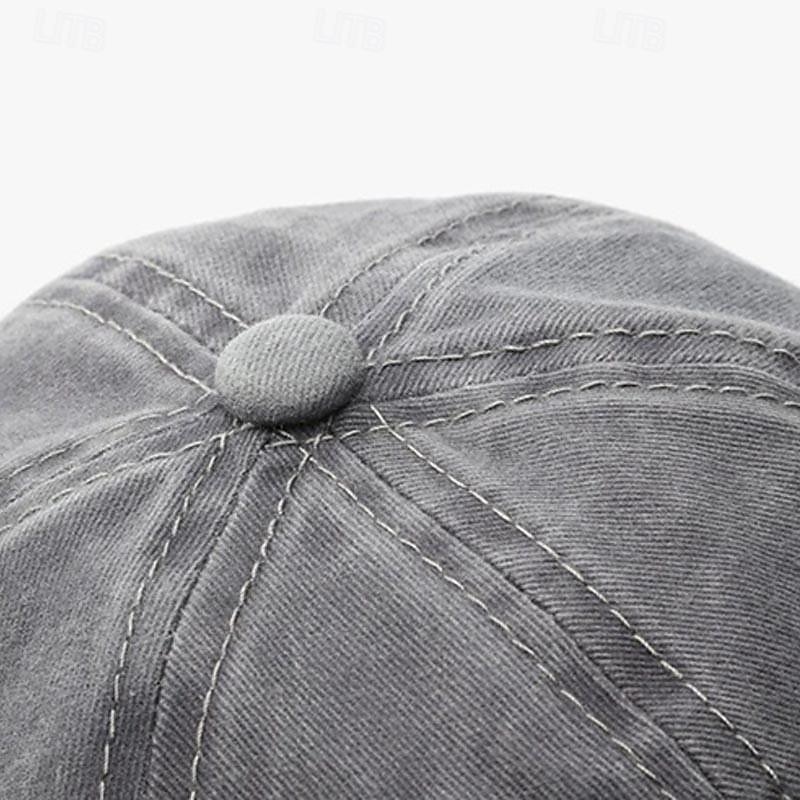 Herr Basebollkeps Solhatt Trucker Hat Svart Gul Bomull Broderad Mode Ledigt Gata Dagligen Bokstav Justerbara Solskyddskräm Andningsfunktion 2025 - €6.99 –P12
