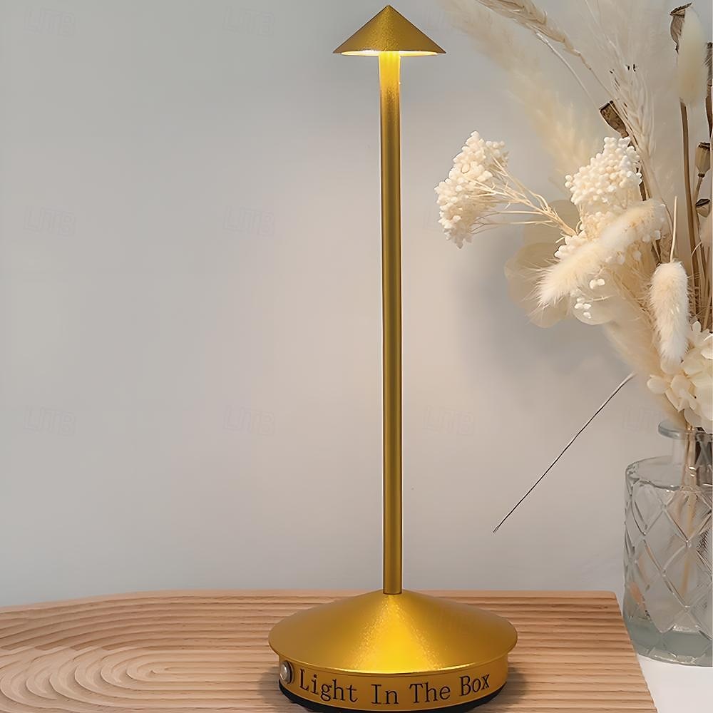Light In The Box Modern Rechargeable Table Lamp Creative Dining Touch Led Night Lamp For Hotel Bar Coffee Decor Desk Lamp Dimmer Home Lighting 2025 - $55.99 –P2