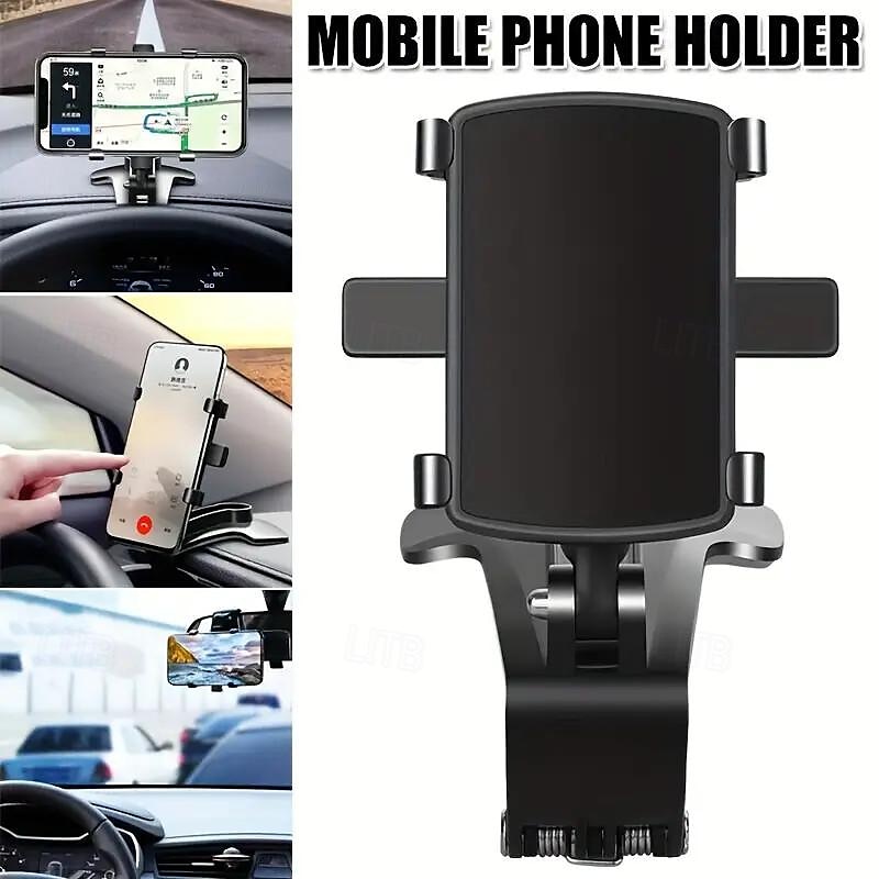 360° Adjustable Waterproof Car Phone Mount - Dashboard Holder Stand Bracket with PVC Material, Easy Installation​ 2025 - $17.99 –P4