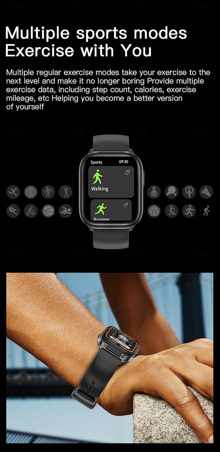 X9 2 in 1 Smart Watch With Earbuds Smartwatch TWS Bluetooth Earphone Heart Rate Monitor Sport Watch Fitness Watch 2025 - $76.99 –P14