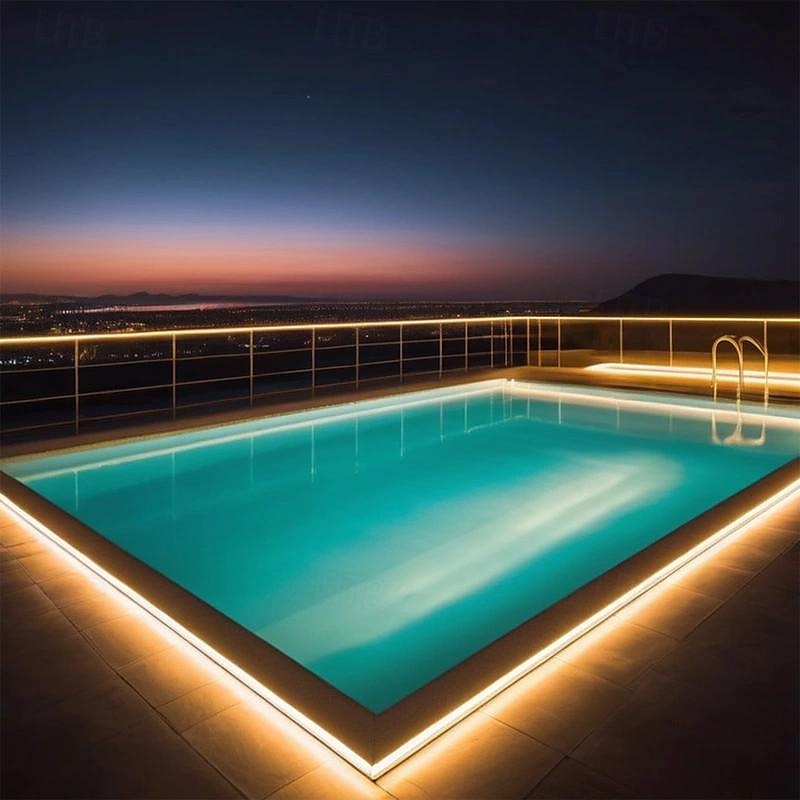 1pc 1-5M/3.28FT-16.4FT, LED, Warm White Neon, Touch Control Switch, 5V Safe Voltage, USB Powered, Cutting Flexible Neon Strip Light, Ambience Creation, For Indoor/Outdoor Decorations, Pathway Lights, 2025 - $11.49 –P1