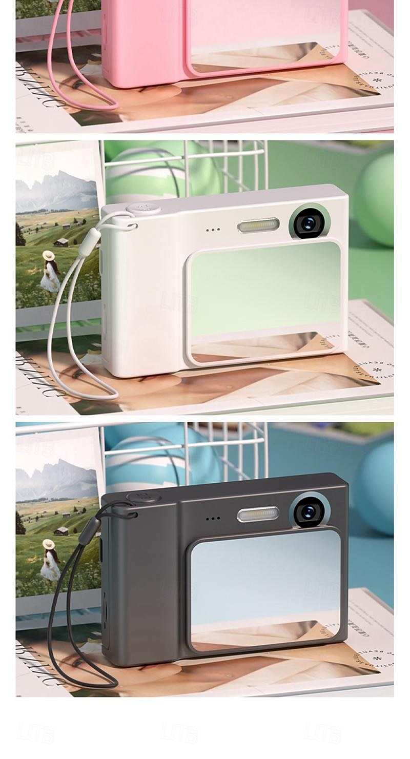 2025年 新しい学生用カメラ レトロ CCD カード マシン エントリーレベルの SLR カメラ 4K 高ピクセル デュアル カメラ フィルライト  コレクション – $39.99 –P19