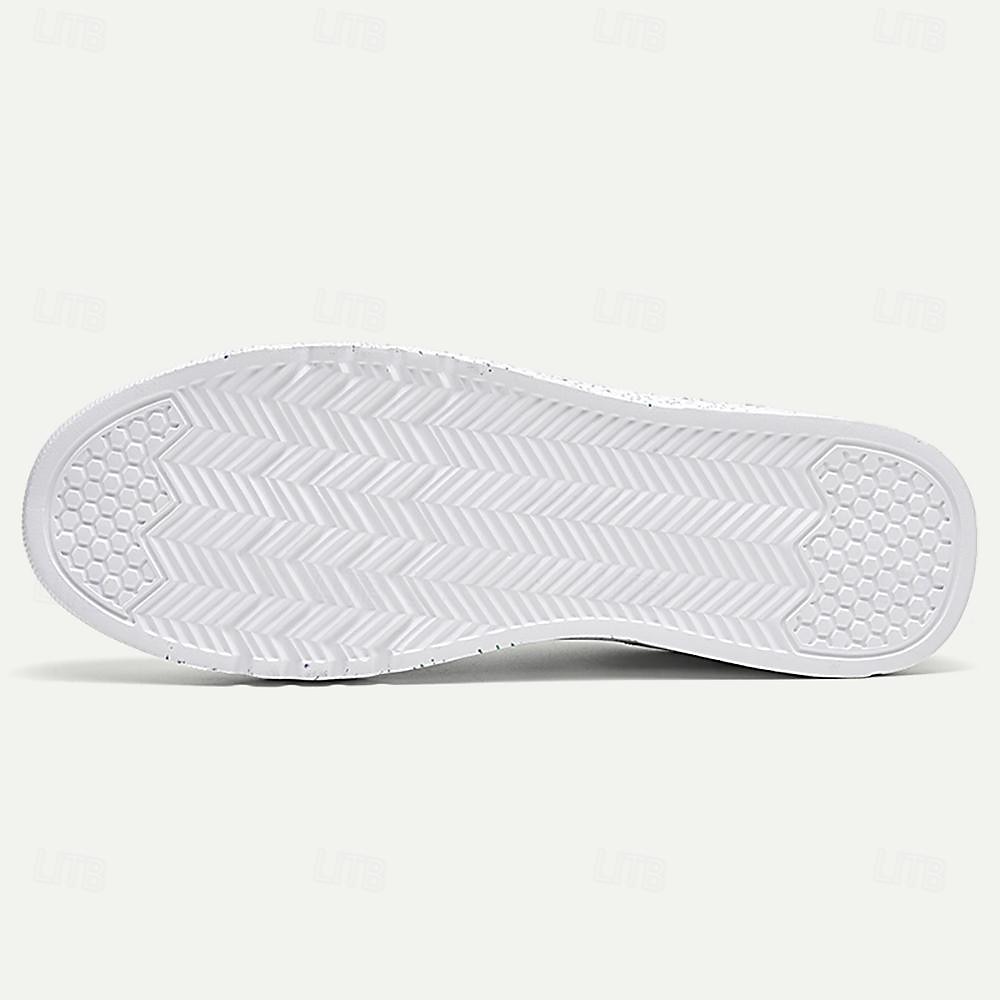 baskets blanches décontractées pour hommes avec un design coloré - chaussures basses à lacets confortables et à la mode de 2025 ? $36.99 -P4