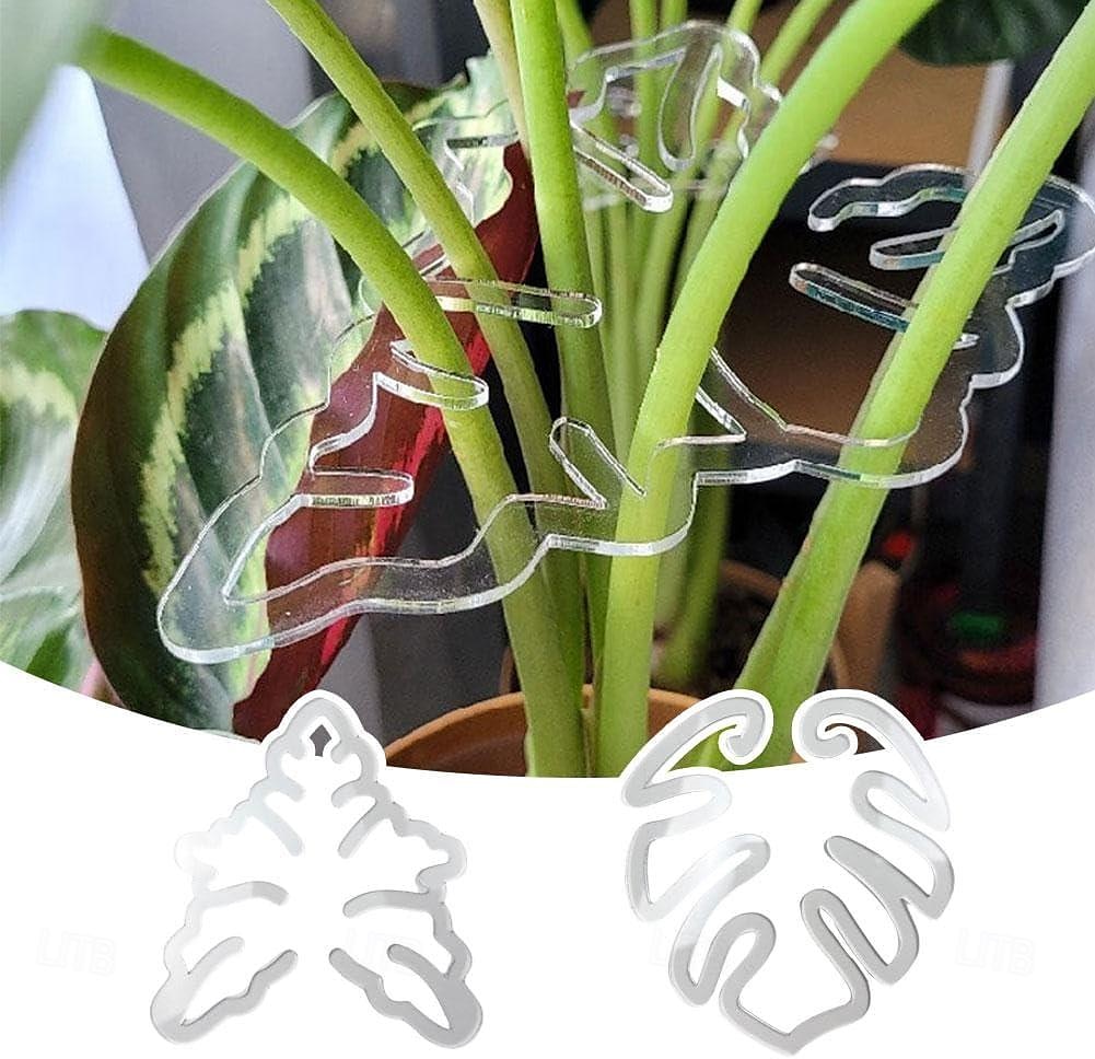 2025年 2個/セット タートルシェル竹クランプセット、植物茎プラスチックサポート、タートルシェル竹クランプ再利用可能な植物保持サポート、花茎ホルダー  コレクション – $20.99 –P8