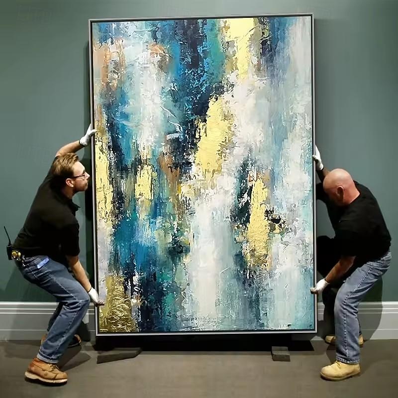 Pinturas a óleo artesanais em tela, arte de parede, decoração abstrata moderna para decoração de casa, pintura sem moldura enrolada de 2026 por $53.99 –P7