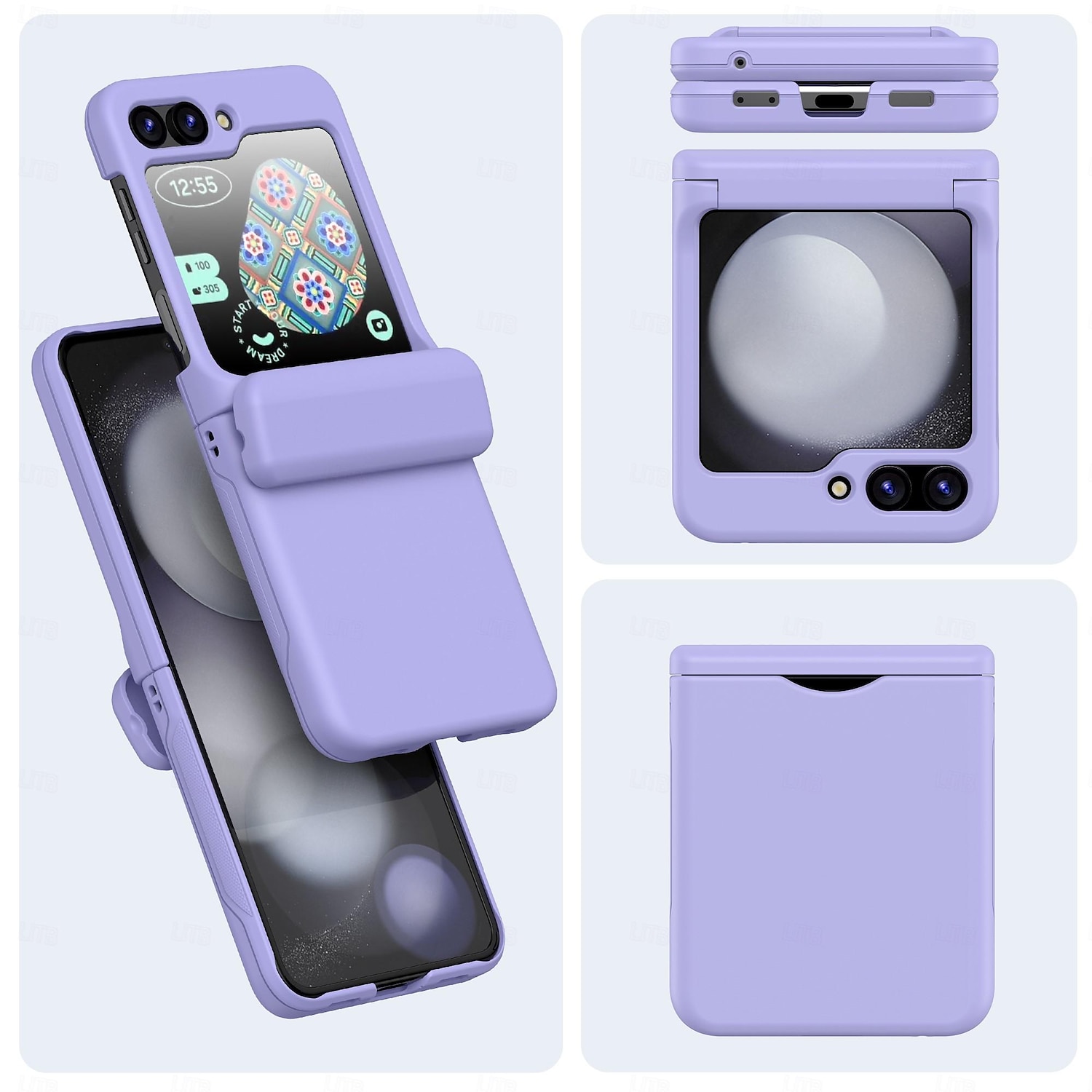 telefono Custodia Per Samsung Galaxy Z Flip 7 Z Flip 5 Z Flip 4 Z Flip 3 Copertura Posteriore Slot per Carte Resistente agli urti Retrò PC del 2025 a $17.99 –P2