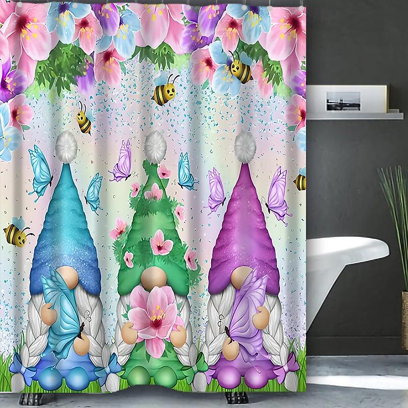 Plant Series Waterproof Shower Curtain 180cm*180cm(70"*70") Botanical Bathroom Decor Mildew Resistant Polyester Fabric for Bath Tub Shower 2025 - $23.99 –P4