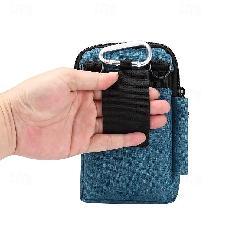 Capa de telefone jeans universal de 7,2 polegadas bolsa de cintura com zíper bolsa de cintura pendurada diagonal bolsa cruzada de 2026 por $18.99 –P7