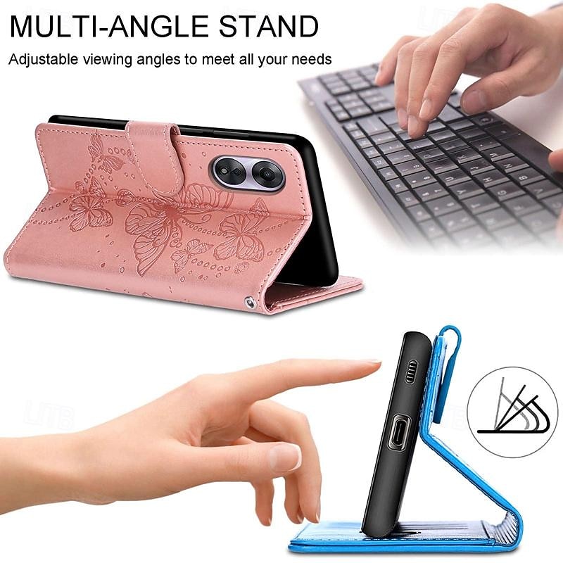 Phone Case For Samsung Galaxy S25 S24 S23 S23 FE S22 S21 Ultra Plus A55 5G A35 5G A25 A15 Back Cover with Stand Holder Magnetic with Wrist Strap Retro TPU PU Leather 2025 - $15.99 –P12