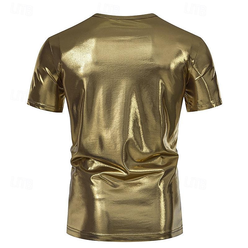 Retro Vintage 1970s Disco T-shirt Disco Round Neck Men's Halloween Carnival Masquerade Event / Party Bachelorette Party Pride Parade Adults' T-shirt 2025 - $22.99 –P12