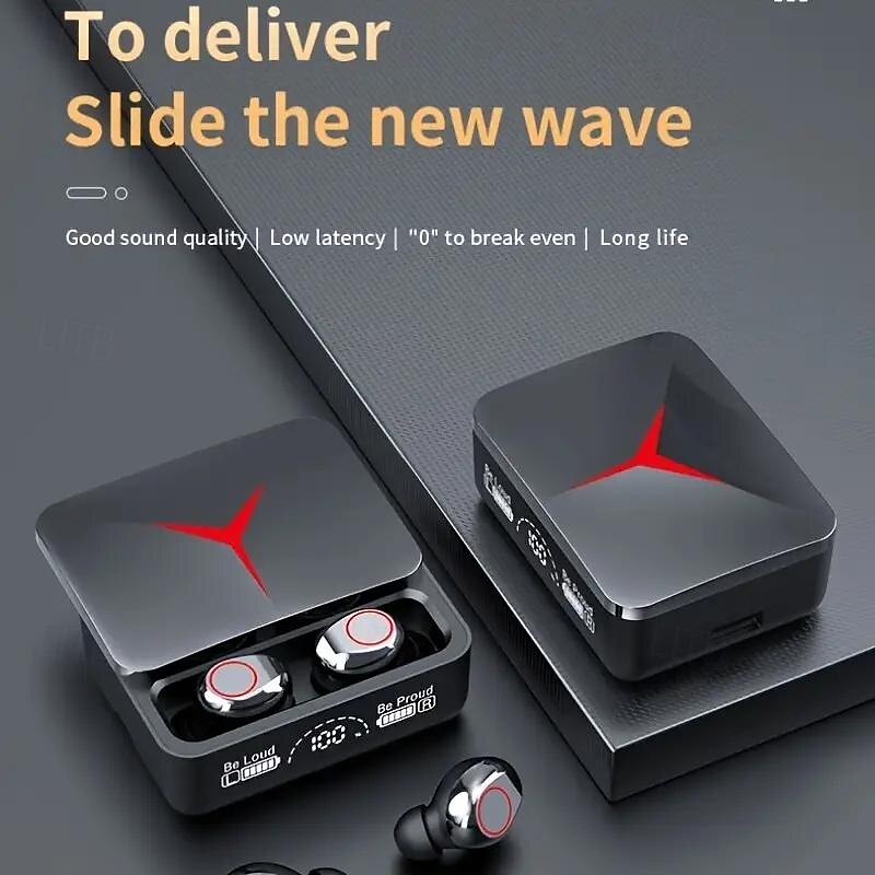 2025年 LEDパワーディスプレイ長持ちワイヤレスBluetoothヘッドセットタッチデュアルトーク5.3Bluetoothヘッドセット  コレクション – $15.99 –P1