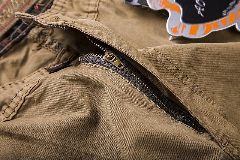 Homme Short Cargo Short Shorts de Randonnée Poche Plein Confort Vestimentaire Mollet Travail Casual du quotidien Mode Vêtement de rue Vert militaire Noir de 2025 ? $37.99 –P4