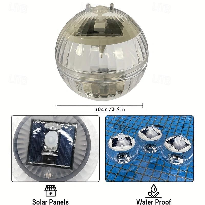 2025年 1個 3 W 水中ライト ソーラー駆動 RGB 3.7 V 1 LEDビーズ  コレクション – $12.49 –P1