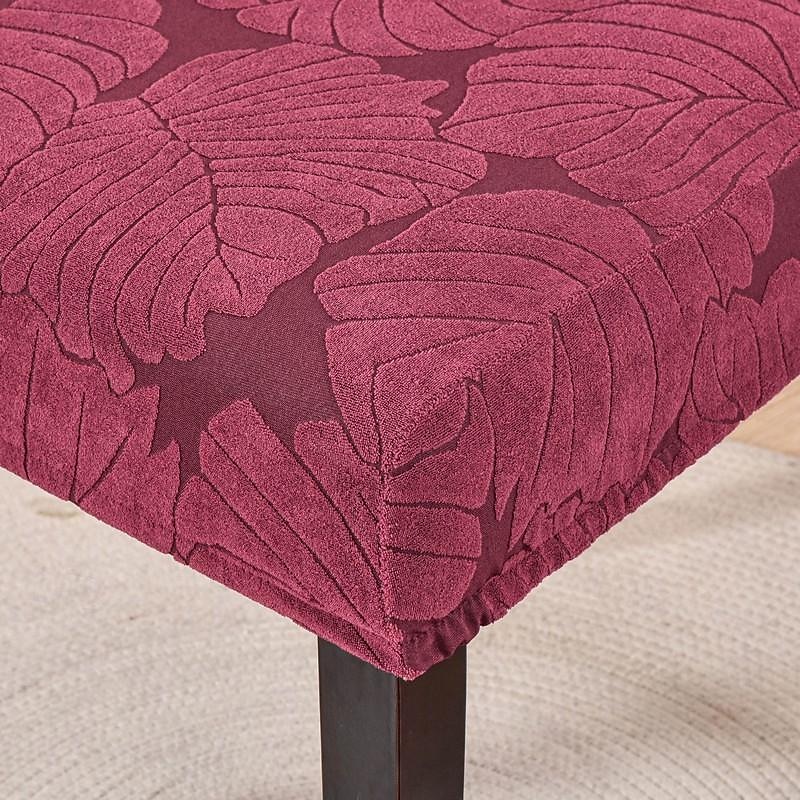 Capa elástica para cadeira de jantar, banco de bar, banco de balcão, capa de cadeira de bar para sala de jantar, banco de bar de café, capa de assento de cadeira de móveis removível, tecido jacquard de 2025 por $9.49 –P13