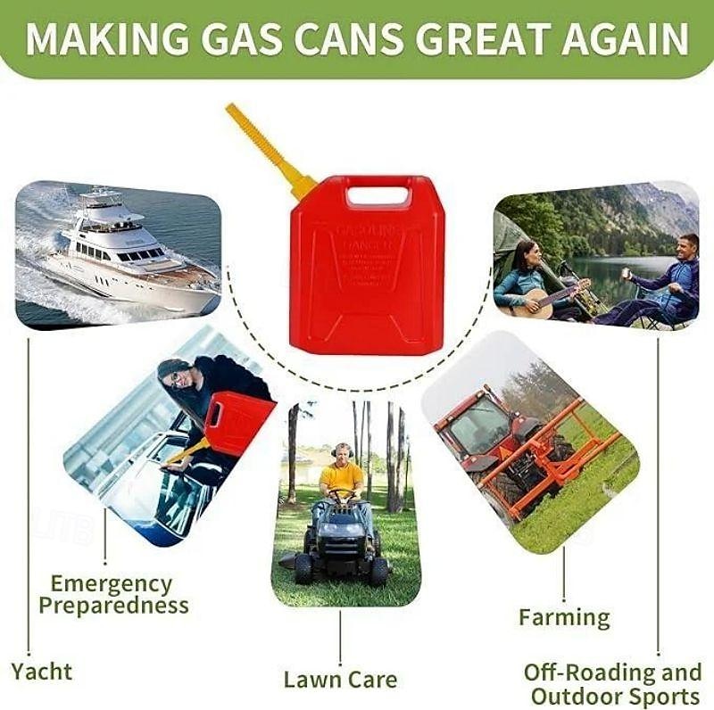 Lungimea duzei de înlocuire a bidonului de gaz este de 10,2 inchi, mai ușor de utilizat, potrivit pentru majoritatea bidoanelor de ulei de 1/2/5/10 gal cu capace de aerisire a rezervorului de gaz, tampon de cauciuc gros, capac pentru duză, capac de bază 2025 - $20.99 –P6