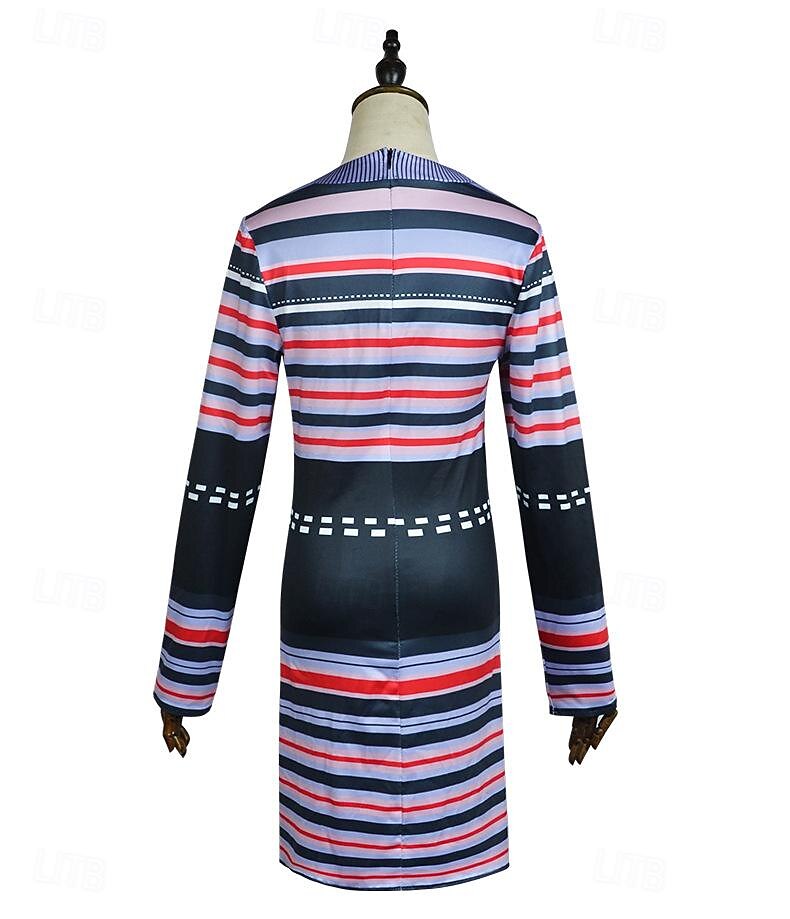 Beetlejuice 2 horor Astrid Šaty Dospělé Dámské Cosplay kostým Na den Karneval Jednoduchý karnevalový kostým 2025 - $50.99 –P6