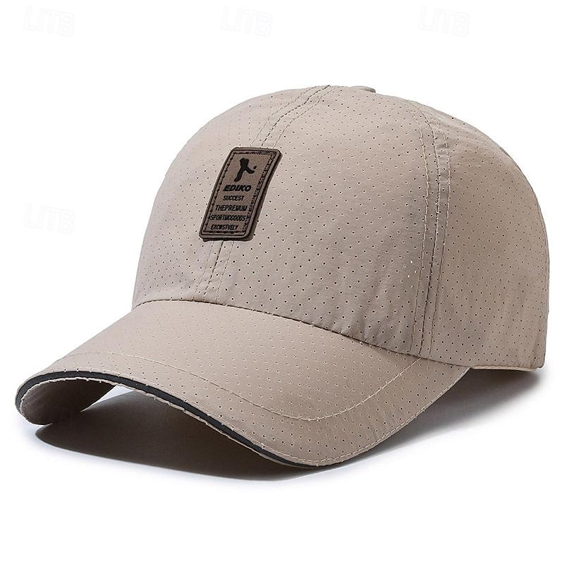 Herren Cap Basecap Sonnenhut Kappe Schwarz Weiß Polyester Modisch Brautkleider schlicht Strasse Täglich Buchstabe Einstellbar Sonnenschutz Atmungsaktiv 2025 - $5.49 –P4