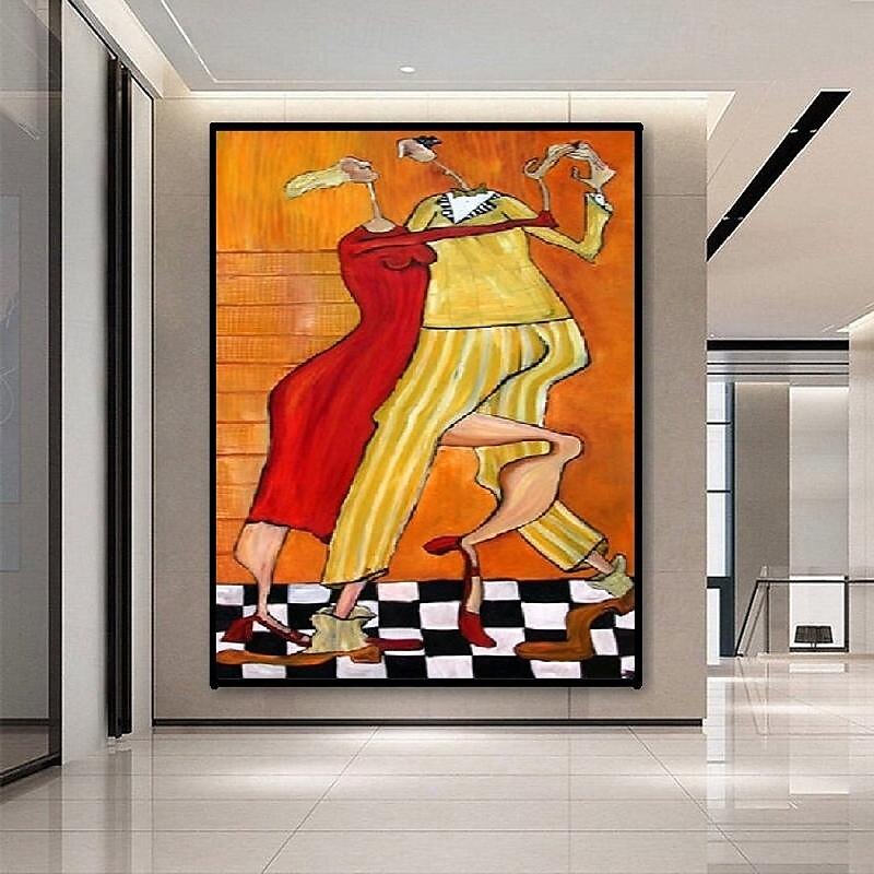modern olieverfschilderij op canvas handgeschilderd abstract firgure olieverfschilderij handgeschilderd groot abstract olieverfschilderij kunst aan de muur beroemd schilderij voor huisdecoratie foto 2025 - $116.99 –P1