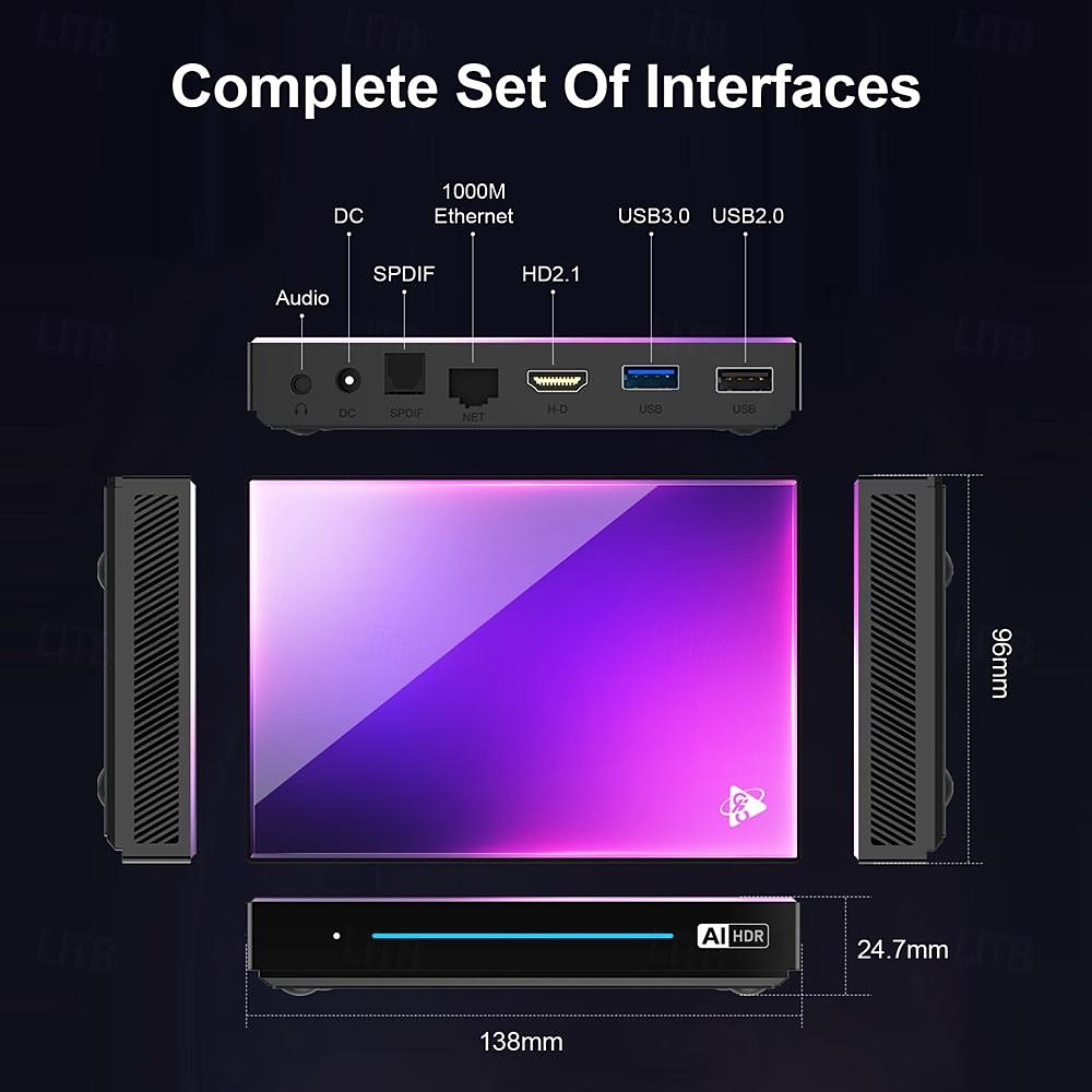 Android 11 и выше ТВ-бокс Заводской Аутлет H96 MAX RK3576 M9 8K 8K Cortex-A53 2GB 4GB 8GB 128Гб 32Гб 16Гб 2025 - $153.99 –P11