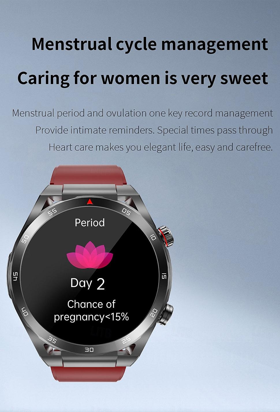 iMosi ET450 Smart Watch 1.39 inch Smartwatch Fitness Running Watch Bluetooth ECG+PPG Temperature Monitoring Pedometer Compatible with Android iOS Women Men Long Standby Hands-Free Calls Waterproof IP 2025 - $71.99 –P11
