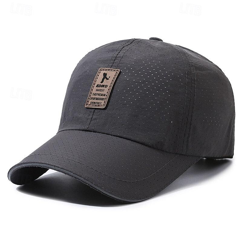 Herren Cap Basecap Sonnenhut Kappe Schwarz Weiß Polyester Modisch Brautkleider schlicht Strasse Täglich Buchstabe Einstellbar Sonnenschutz Atmungsaktiv 2025 - $5.49 –P2