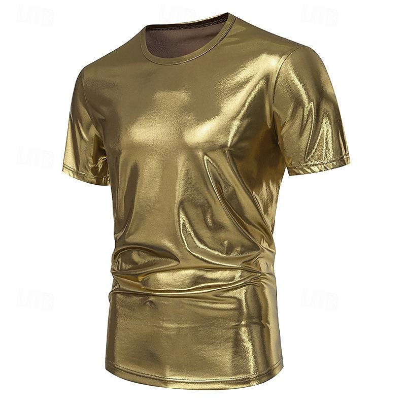 Retro Vintage 1970s Disco T-shirt Disco Round Neck Men's Halloween Carnival Masquerade Event / Party Bachelorette Party Pride Parade Adults' T-shirt 2025 - $22.99 –P11