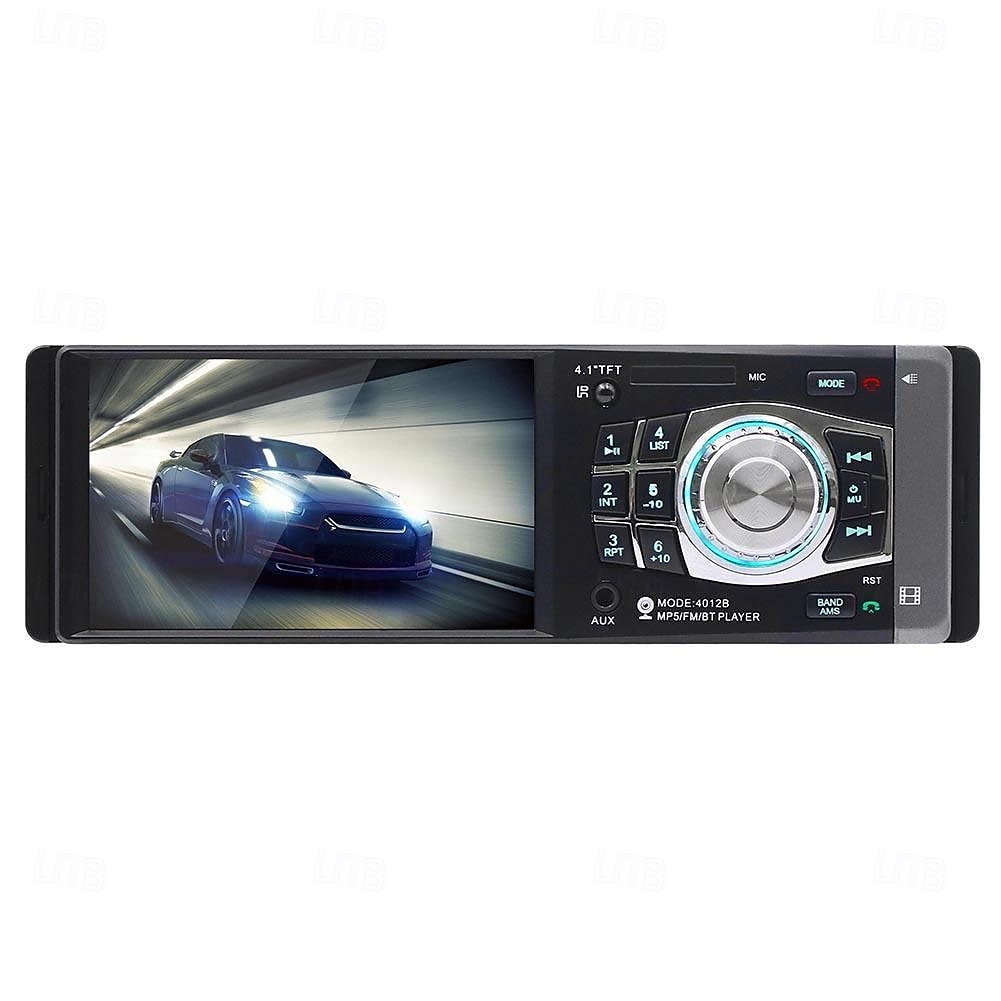 4012B single one din 4 inch car radio mp5 player with FM/SD /USB/ AUX/BT car stereo video 2025 - $96.99 –P7