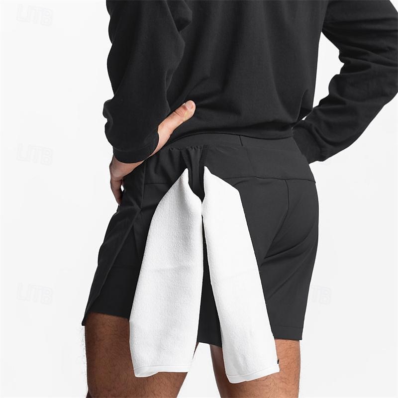 Bărbați Σορτς για τρέξιμο Pantaloni Sport de Sală Pantaloni scurți Buzunar Curea elastică Pantaloni scurți În aer liber Sporturi & Exterior De Atletism Uscare rapidă Ușor Απαλό Maraton Alergat A face 2025 - $18.99 –P4