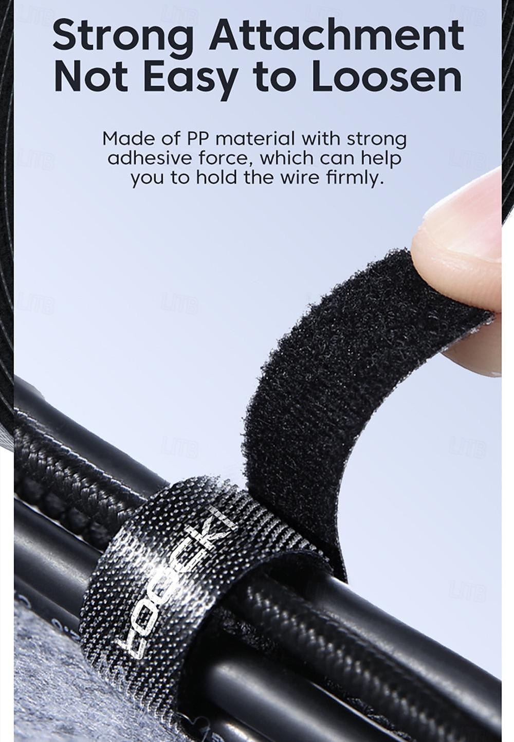 Velcro Tape Nylon Self-adhesive Binding Tape Data Cable Power Cable Organizer Tape 2025 - $11.99 –P3