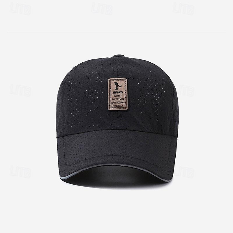 Herren Cap Basecap Sonnenhut Kappe Schwarz Weiß Polyester Modisch Brautkleider schlicht Strasse Täglich Buchstabe Einstellbar Sonnenschutz Atmungsaktiv 2025 - $5.49 –P6