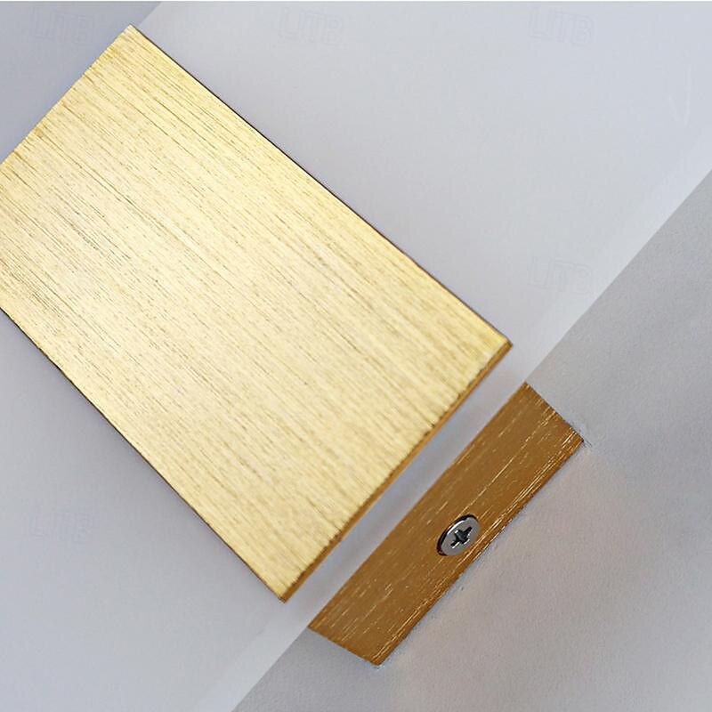 led vegglampe 2-farget lyskilde 10cm 5w akryl moderne minimalistisk ip54 innendørs dekorative hjem interiørbelysningsarmaturer for stue soverom korridor gang 85-265v 2025 - $33.99 –P9