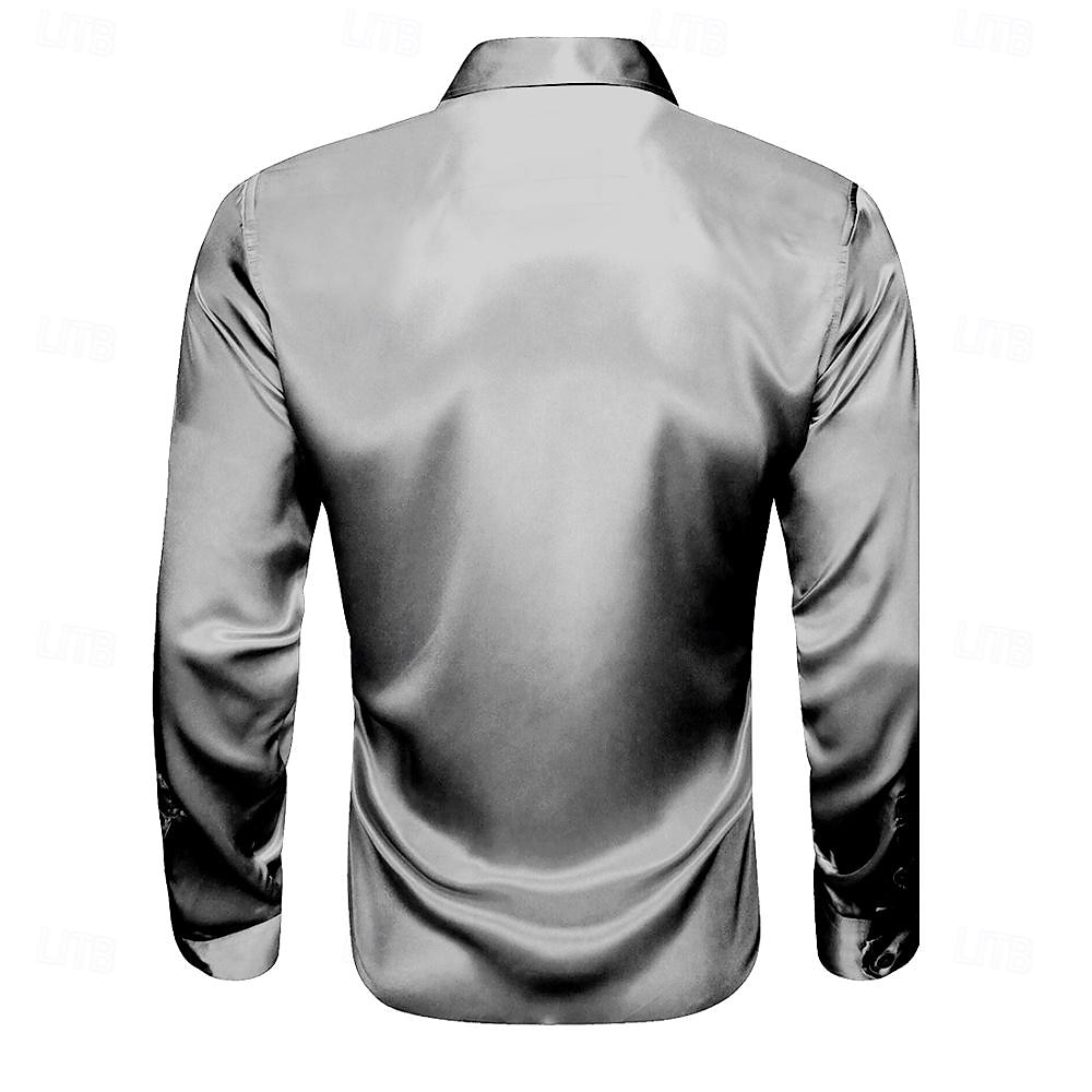 Homme Lion Lit 2 Places 'King' Chemise Chemise boutonnée manche longue Décontractées Formel Eté Printemps Automne Col rabattu Boutons Imprimer Blanche Jaune Bleu Gris de 2025 ? $27.99 –P5