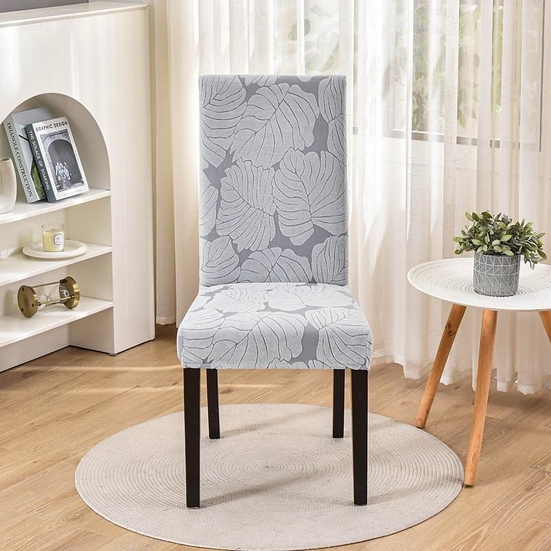 Capa elástica para cadeira de jantar, banco de bar, banco de balcão, capa de cadeira de bar para sala de jantar, banco de bar de café, capa de assento de cadeira de móveis removível, tecido jacquard de 2025 por $9.49 –P7
