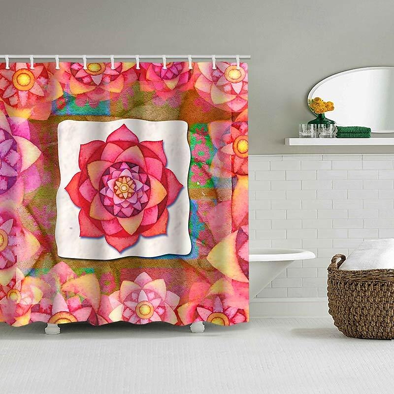 Plant Series Waterproof Shower Curtain 180cm*180cm(70"*70") Botanical Bathroom Decor Mildew Resistant Polyester Fabric for Bath Tub Shower 2025 - $23.99 –P16